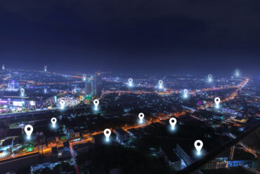smart city with checkpoints communication network